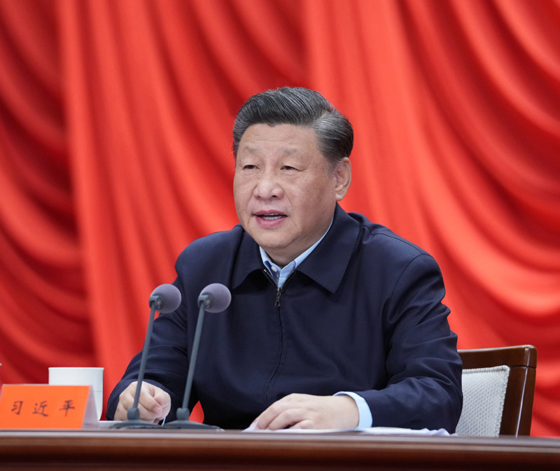 3月1日，2022年春季学期中央党校（国家行政学院）中青年干部培训班在中央党？。中共中央总书记、国家主席、中央军委主席习近平在开班式上发表重要讲话。新华社记者 申宏 摄